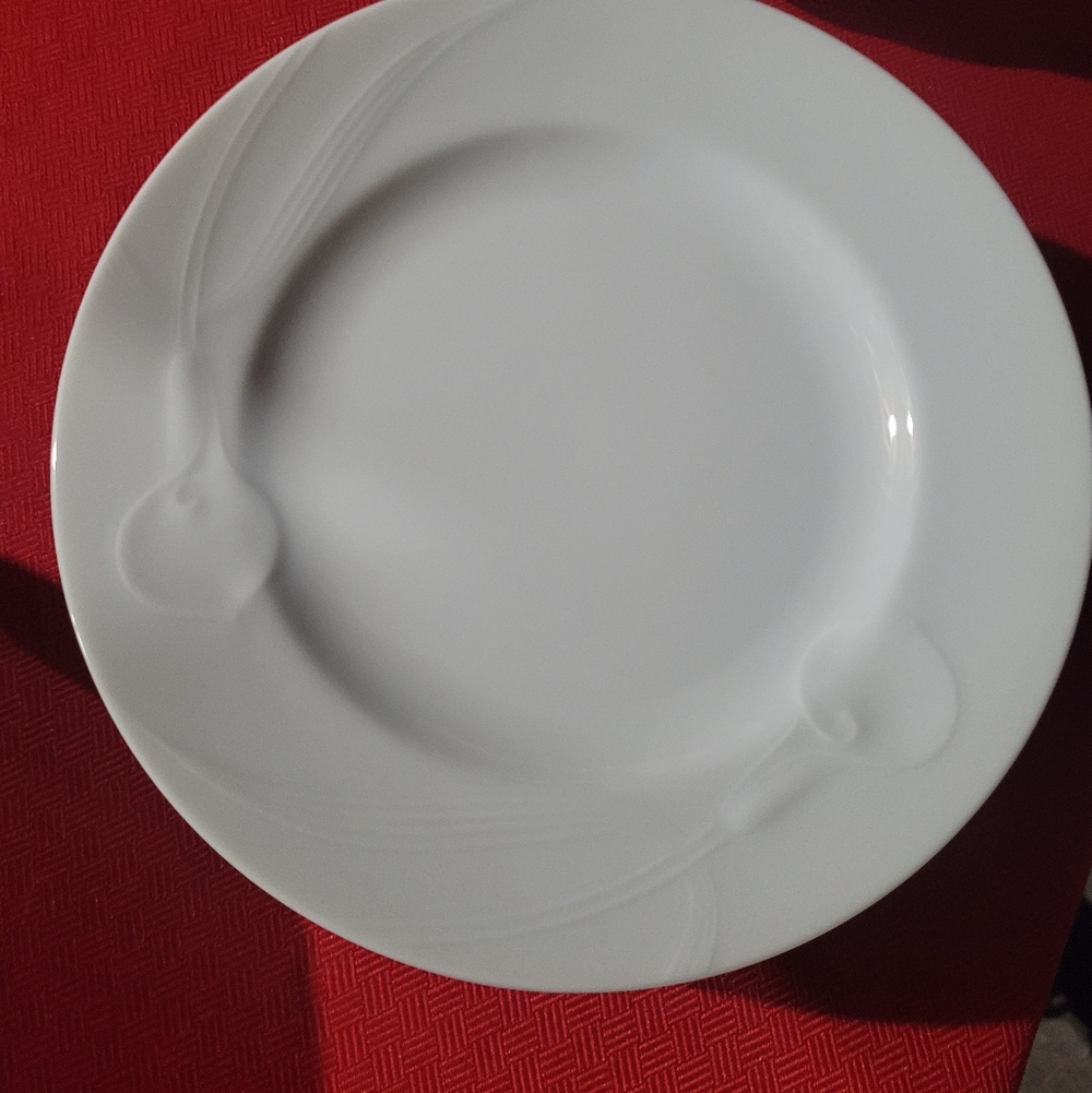 SET of (2) Mikasa CLASSIC FLAIR White 9" Soup Salad Bowls